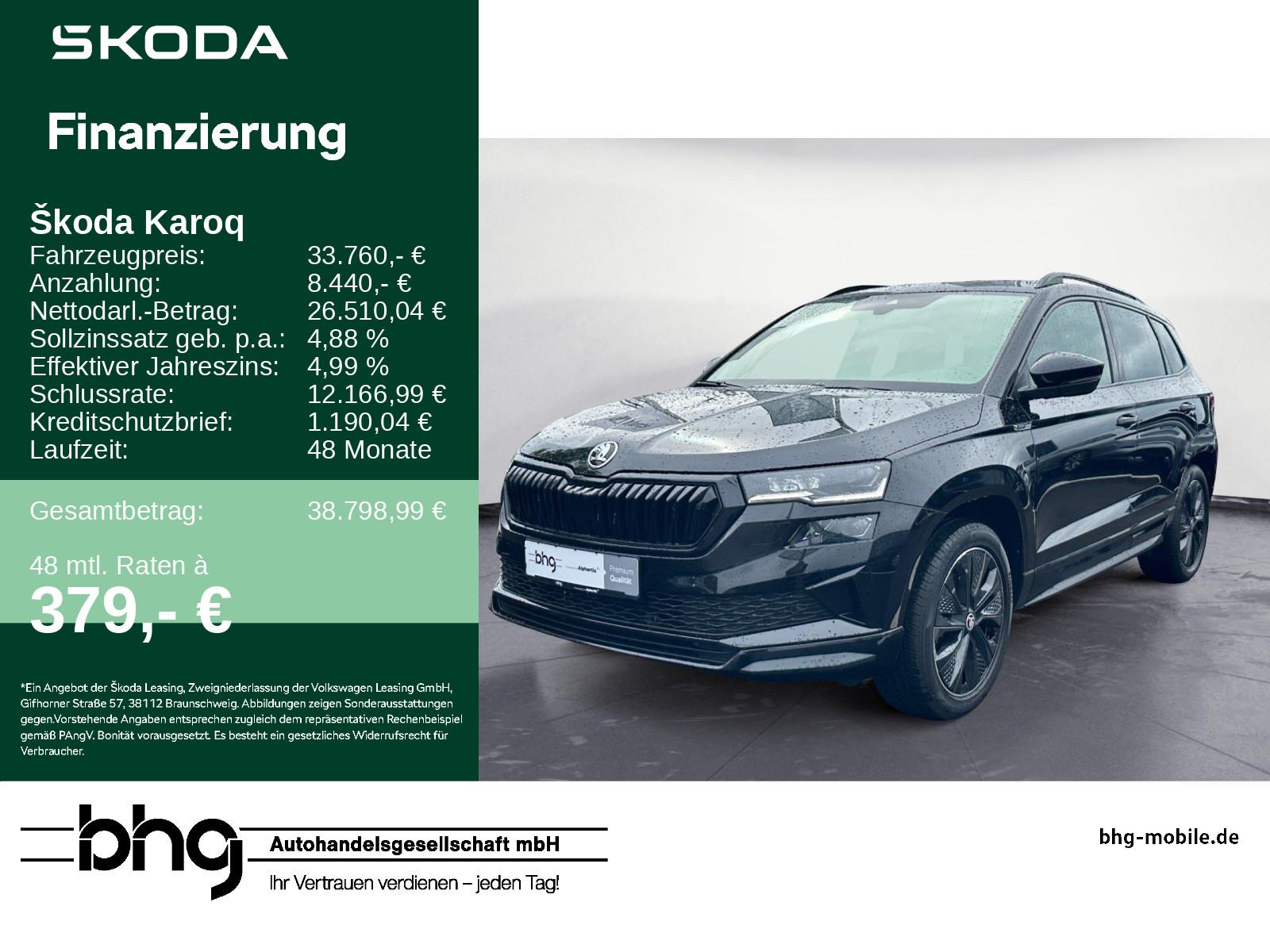 Skoda Karoq Sportline 2,0 TSI DSG Kamera PDC AHK PANO