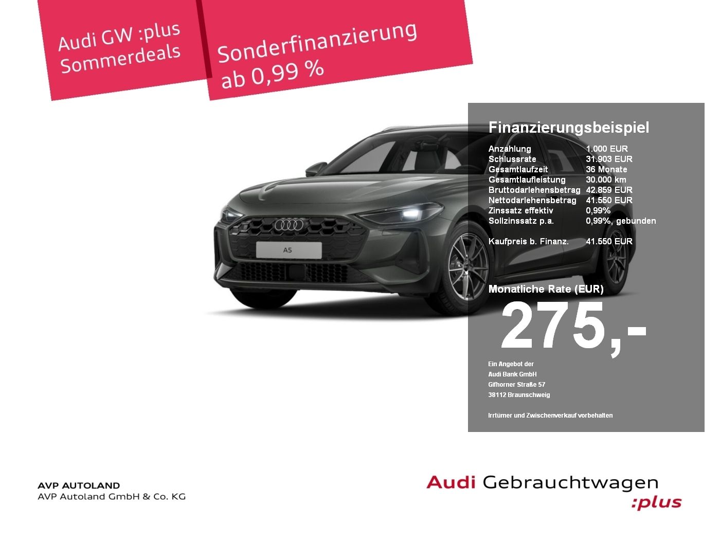 Audi A5 Avant TDI S tronic Rückfahrkamera | AHK