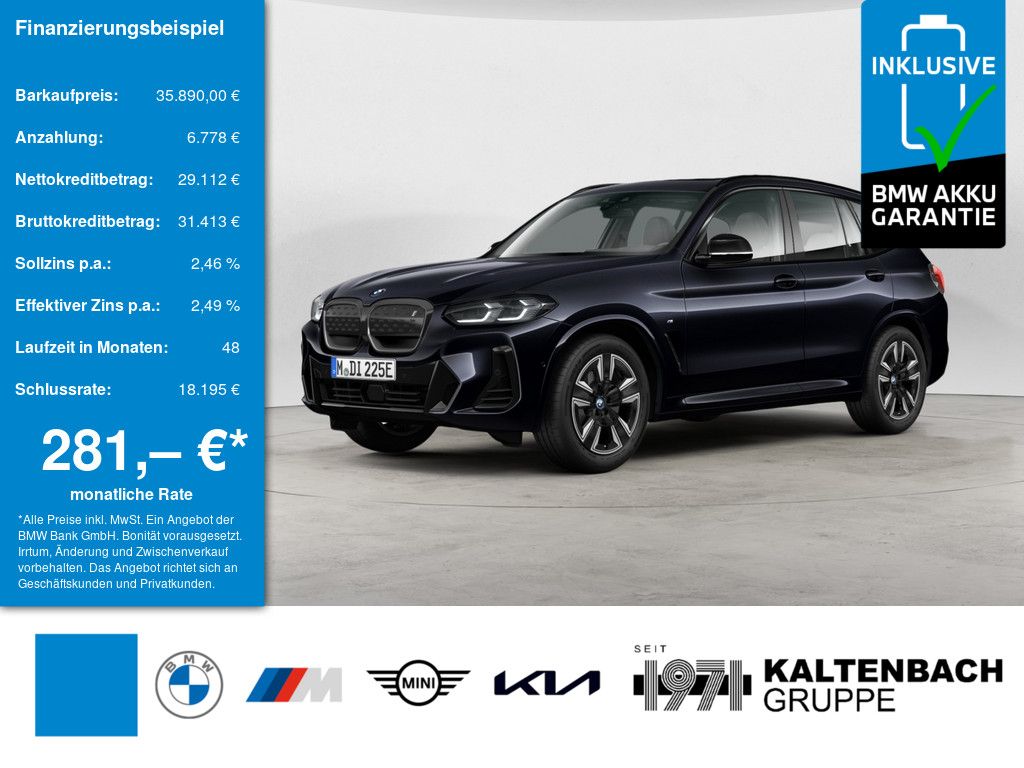 BMW iX3 Inspiring PANO AHK LED ACC W-LAN NAVI KAMERA