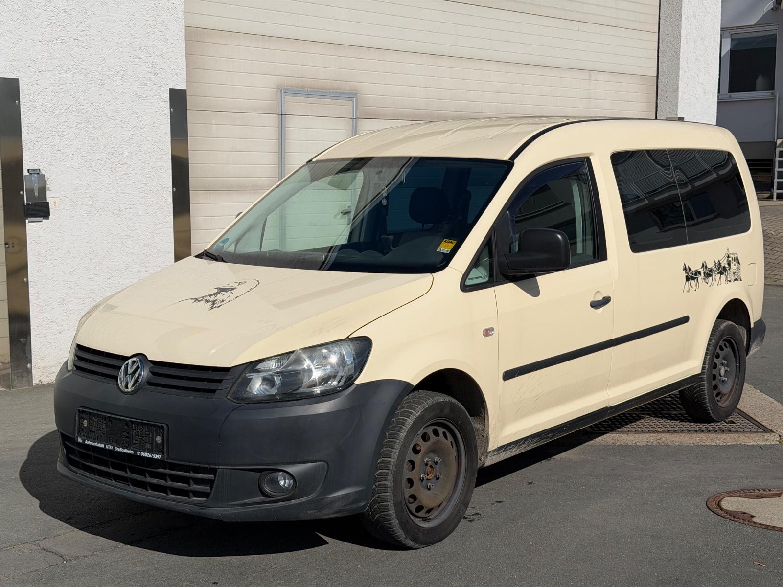 Volkswagen Caddy Maxi Kombi*54.500km*Tüv+Service NEU*Ahk*