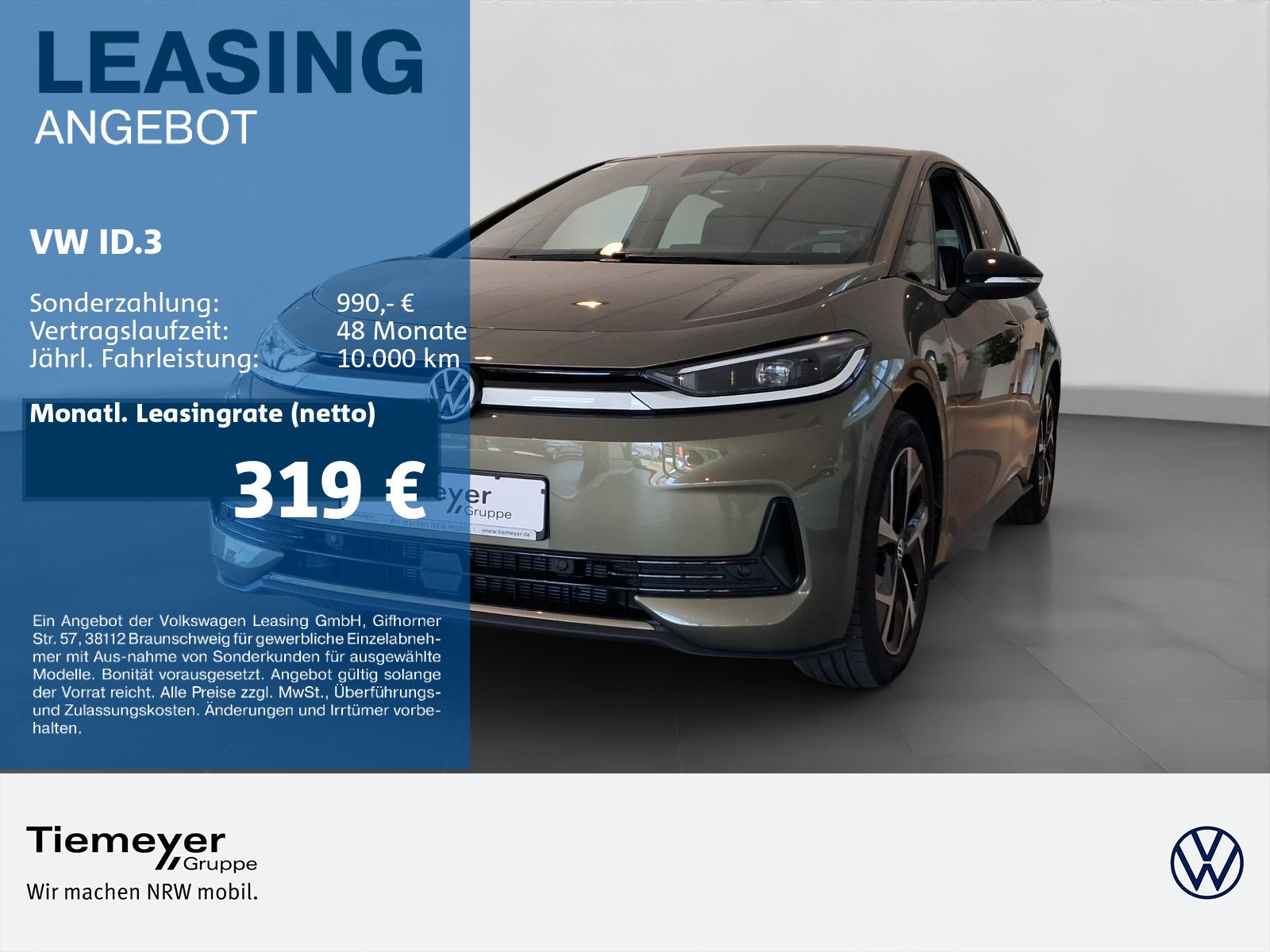 Volkswagen ID.3 NEO LIFE REAR VIEW NAVI SITZHZ CLIMA LM19