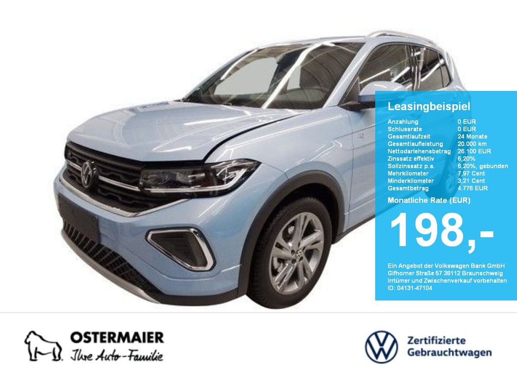 Volkswagen T-CROSS R-LINE 1.0TSI 116PS DSG NP.42T AHK.NAVIP