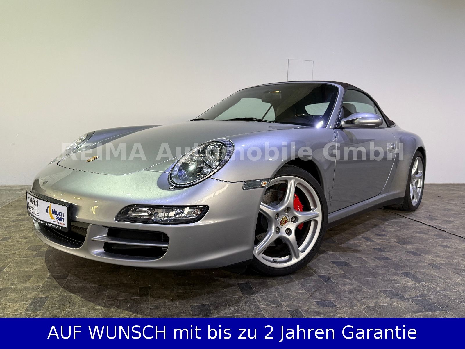 Fahrzeugabbildung Porsche 997 Carrera 4 S Cabrio, Deustche Auslieferung