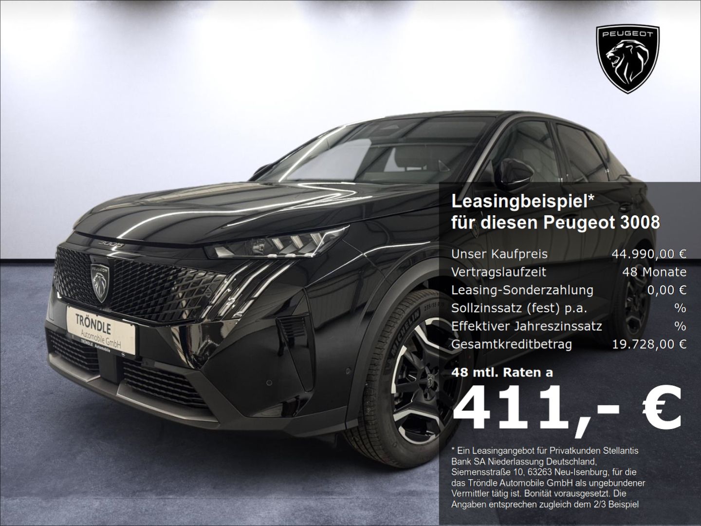 Peugeot 3008 GT Plug-In Hybrid 195 AHK-abnehmbar Navi LE