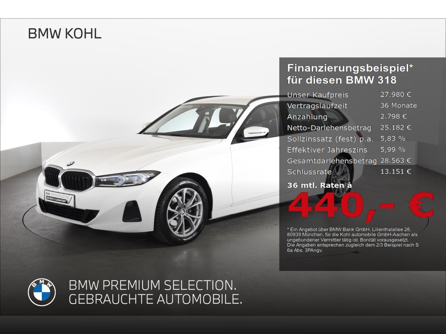 BMW 318 d Touring M Hochglanz Shadow Line Sitzheizun