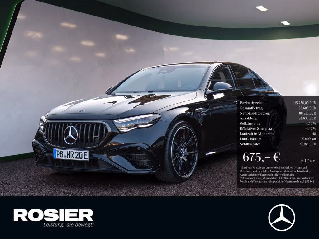 Mercedes-Benz E 53 AMG Hybrid 4M+ Limousine LED Pano HUD SHD K
