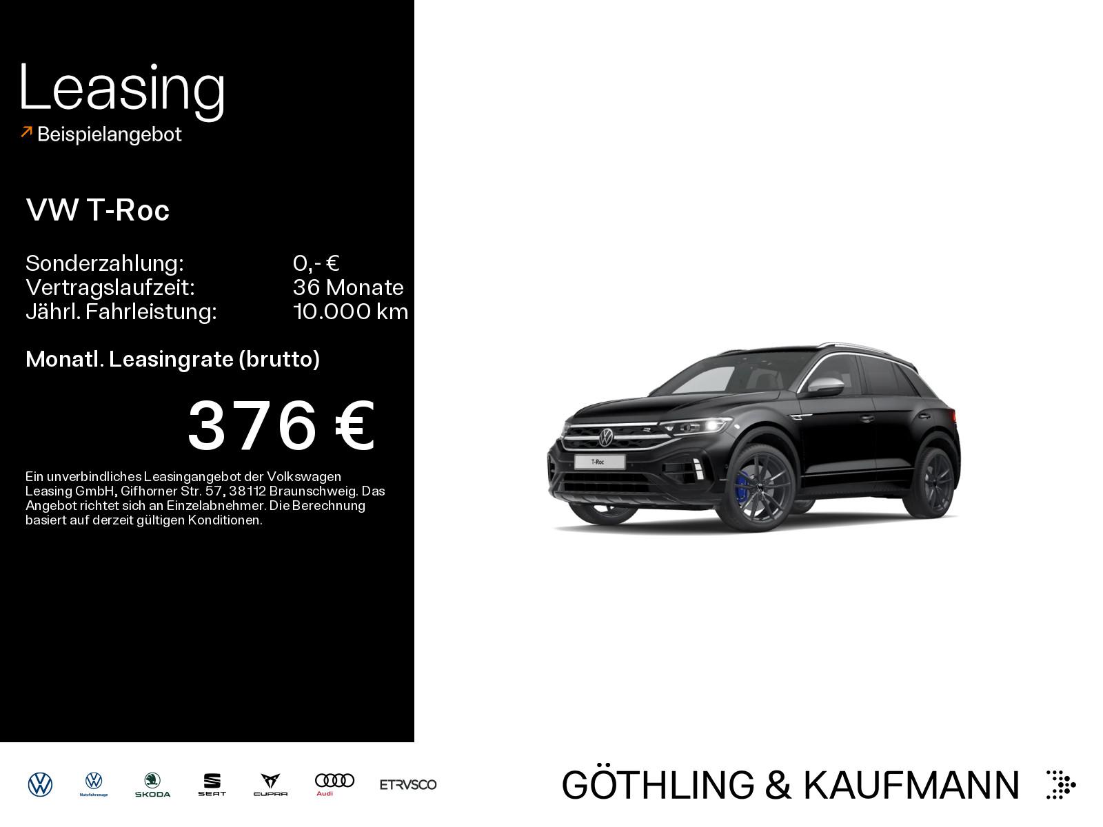 Volkswagen T-Roc R 4M 2.0 TSI*NAVI*AKRA*LEDER*PANO*AHK*DCC*
