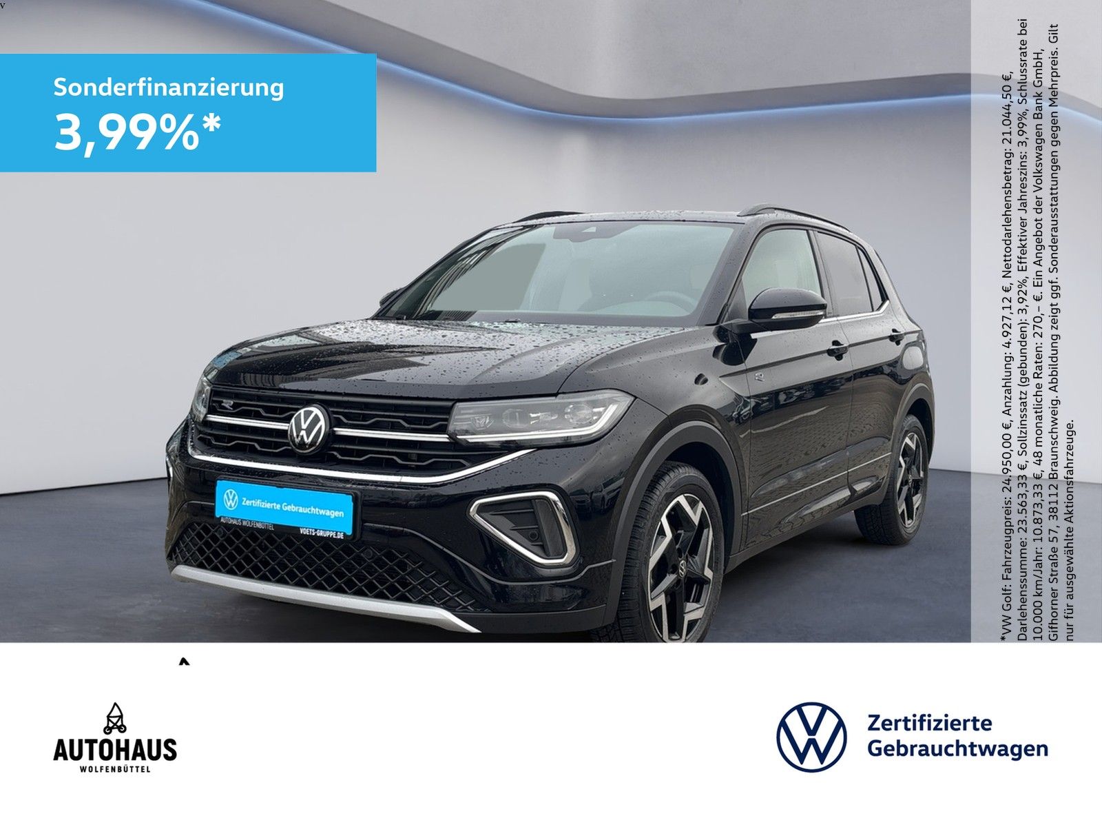 Volkswagen T-Cross R-Line 1.5 TSI DSG AHK KAMERA NAV SHZ