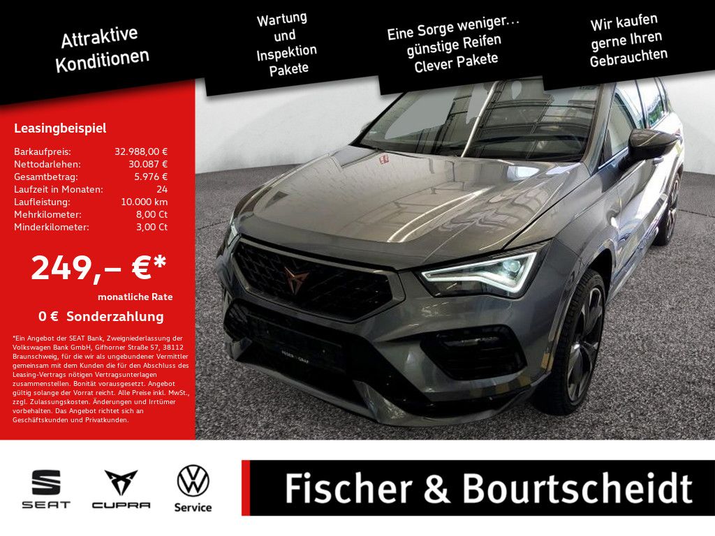 Cupra Ateca 2.0 TSI VZ 4Drive AHK ACC FACEL. LED 360°