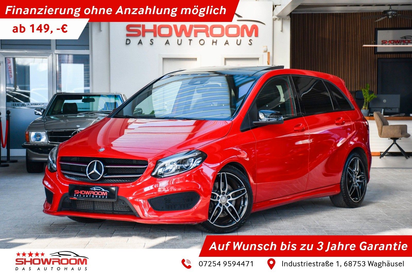 MERCEDES-BENZ B 220d 4Matic AMG-Line Night-Paket 1.Hand