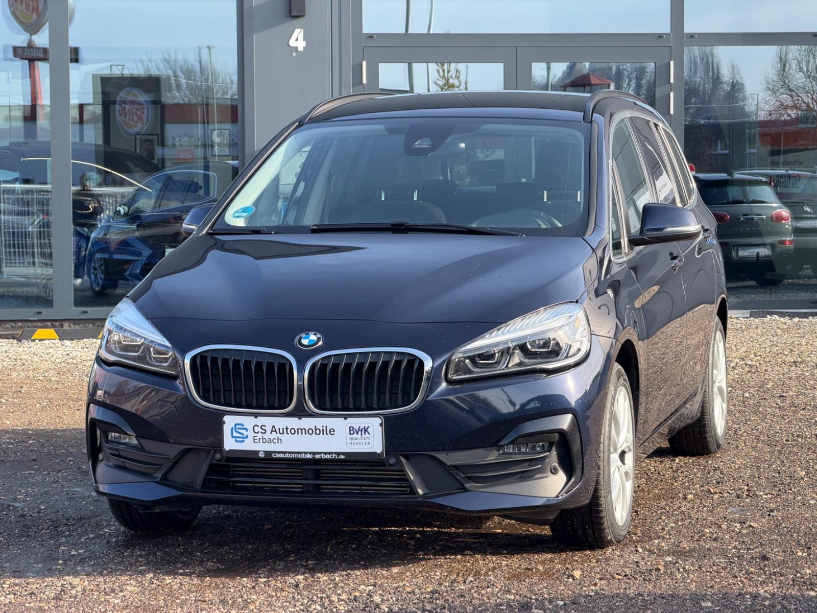 BMW 218d Gran Tourer Advantage LCI AHK LED Navi PDC