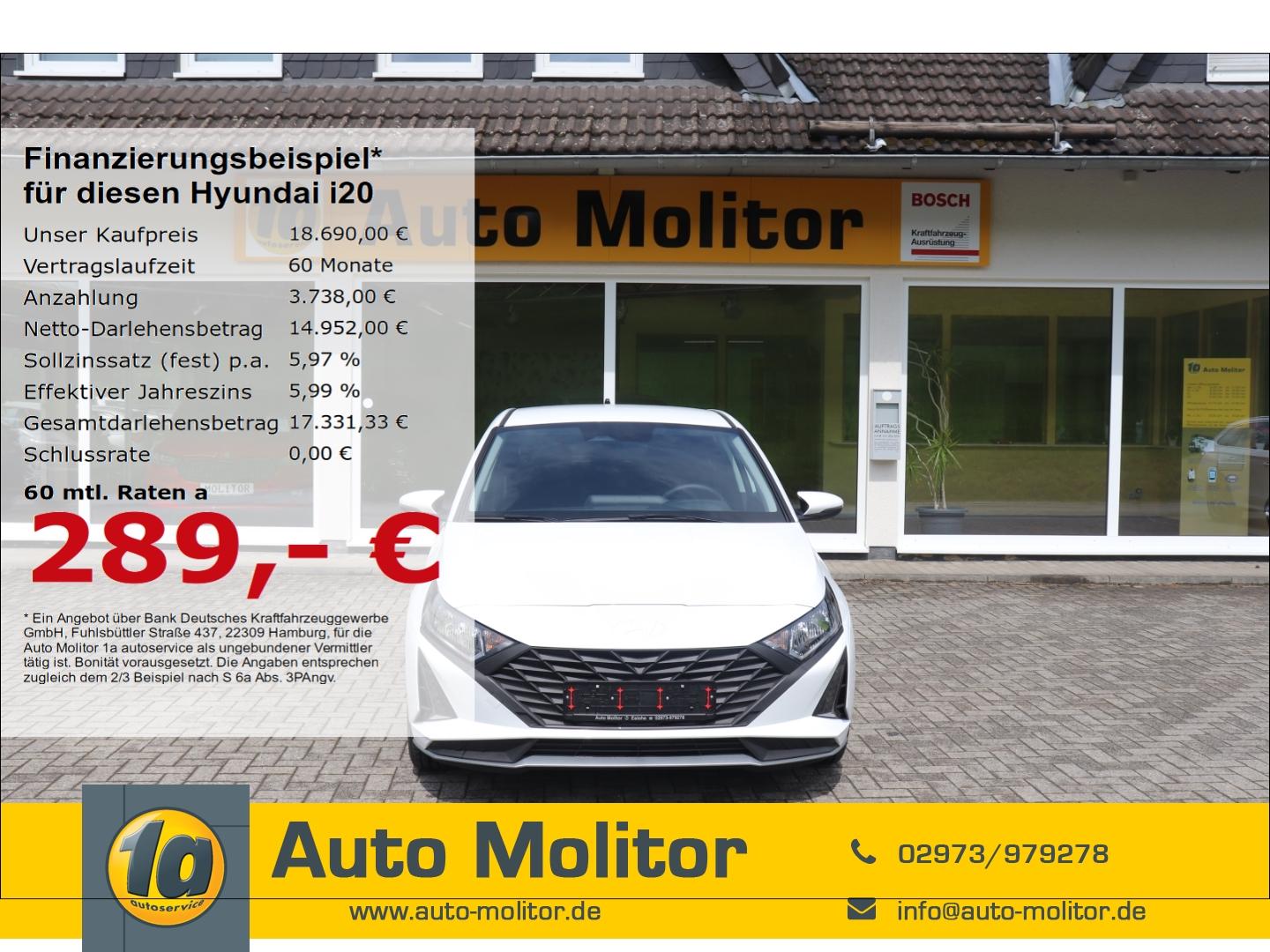 Hyundai i20 Trend  Navi Apple CarPlay Android Auto Musik