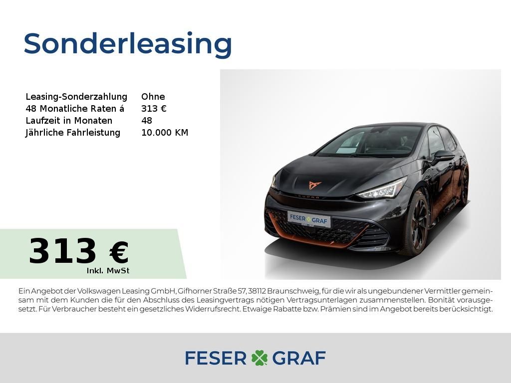 Cupra Born 150kW (204PS) 58kWh Navi/ACC/Kamera/Kessy