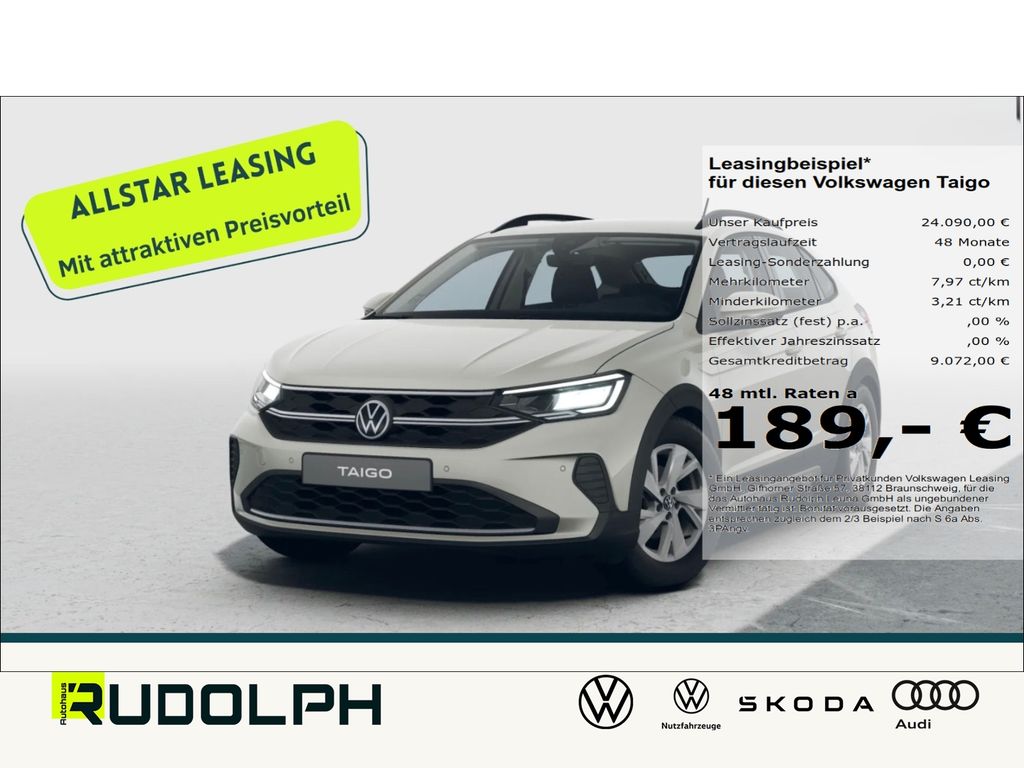 Taigo Life 1.0 TSI 5-Gang LED BT PDCv+h Klima No