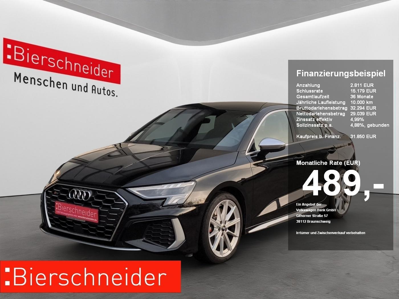 Audi S3 Lim. 2.0 TFSI quattro LED NAVI+ 18 SHZ GRA PD