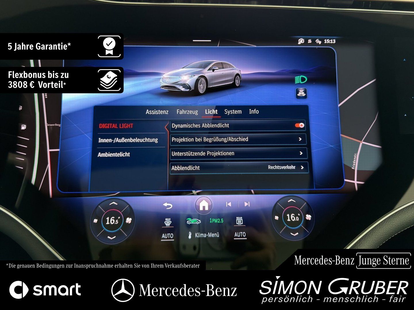 Fahrzeugabbildung Mercedes-Benz EQS 580 4M AMG Pano Hyper Sitzklima Massage