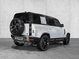 Land Rover Defender 110 V8 P525 HUD Luftfederung AD Niveau  - Land Rover Defender mit Benzin-Antrieb: Weiß, Head-Up Display