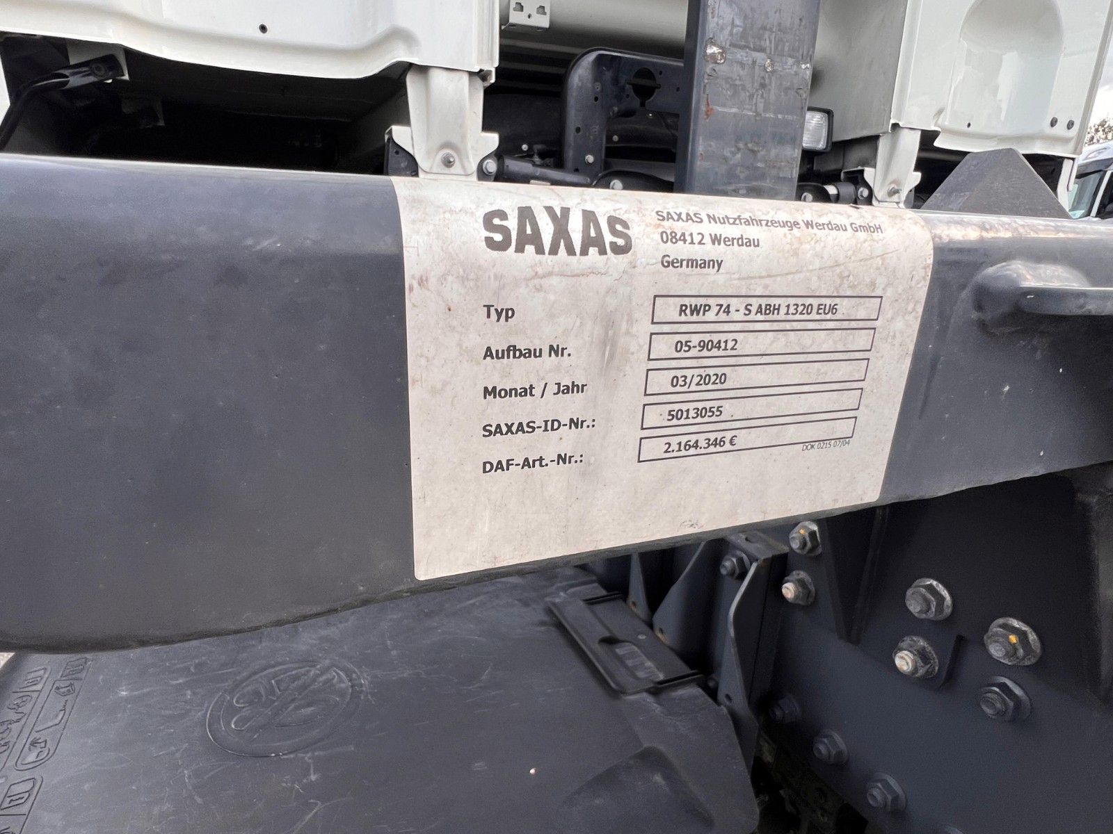 Fahrzeugabbildung DAF XF 480 FAN SSC, Lift-Lenk, Intarder