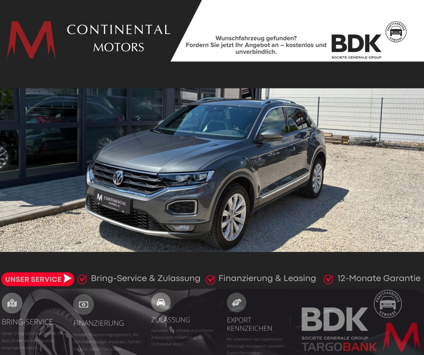 VW T-Roc 2,0 TDI Automatik *Sport 4 Motion*LED*Navi