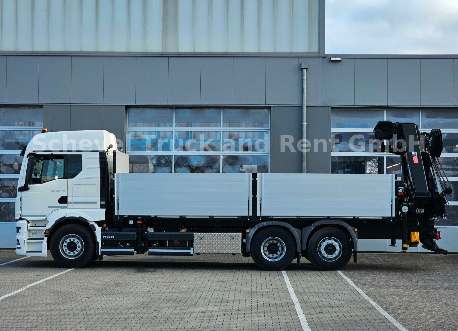Fahrzeugabbildung MAN TGS 26.480 Baustoffpritsche+ HIAB 258 -7 /6x2/LL