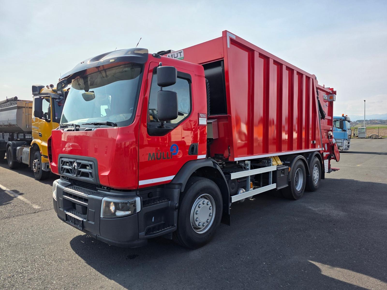 Renault D-Wide 430 6x2 E6 Müllsammelpresse MUT 211/22