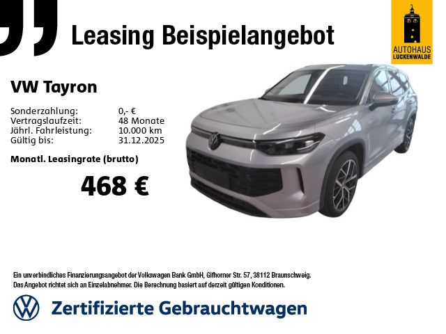 Volkswagen Tayron 2.0 TDI Life DSG *7-Sitzer*AHK*R-CAM*SHZ*