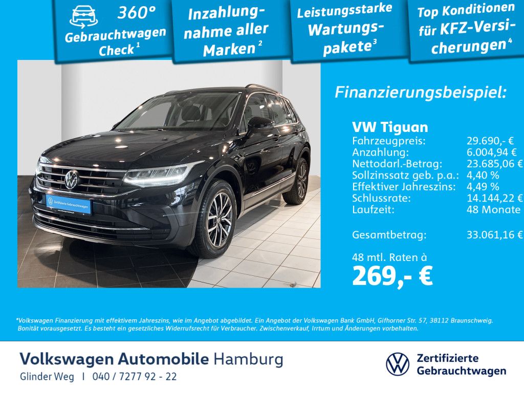 Tiguan 2.0 TDI Life DSG AHK Ganzjahresreifen Rea