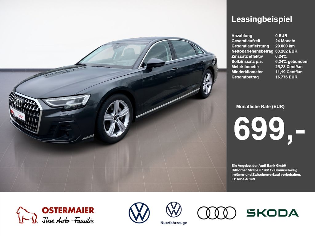Audi A8 LANG 50 TDI QUATTRO NP:135tEUR! B&O.PANO.HuD.