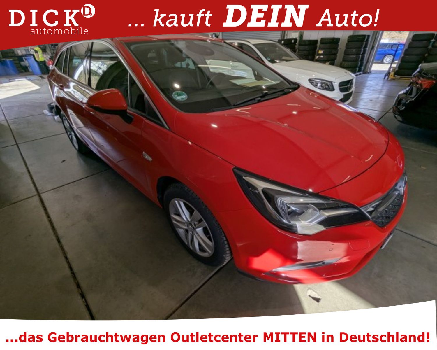 Fahrzeugabbildung Opel Astra K ST Innovation 1.4i LED+/NAVI+/RFK/SHZ/8F