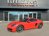 Porsche Cayman Cayman Lavaorange neuwertig - Porsche mit Benzin-Antrieb: Coupé, Orange