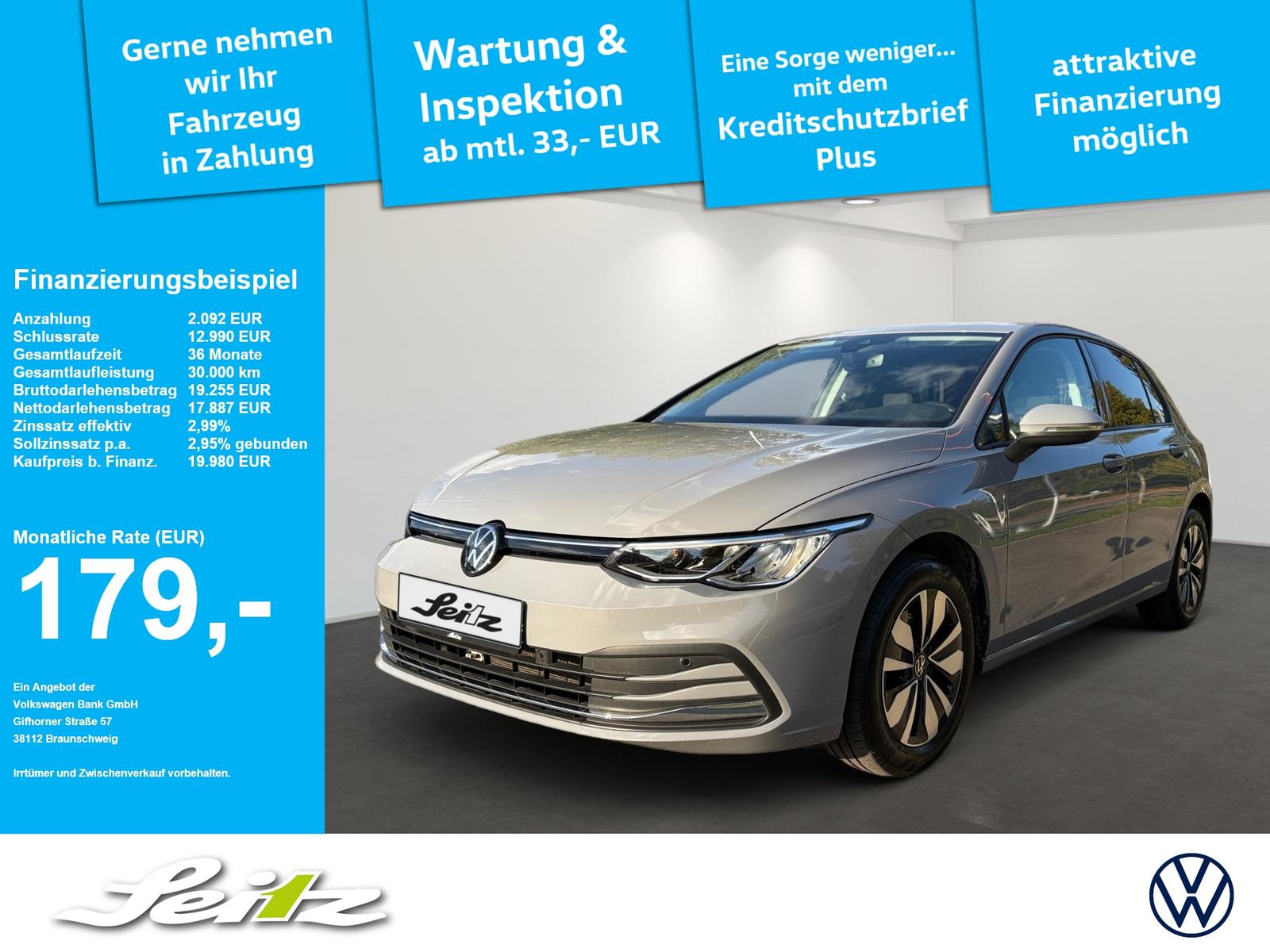Volkswagen Golf VIII 1.5 TSI Move *STANDHZG*NAVI*PARKSENSOR