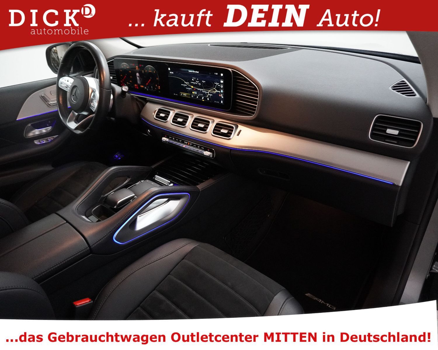 Fahrzeugabbildung Mercedes-Benz GLE300d 4M AMG Line NIGHT+KAM+MULTIB+AHK+ACC+360