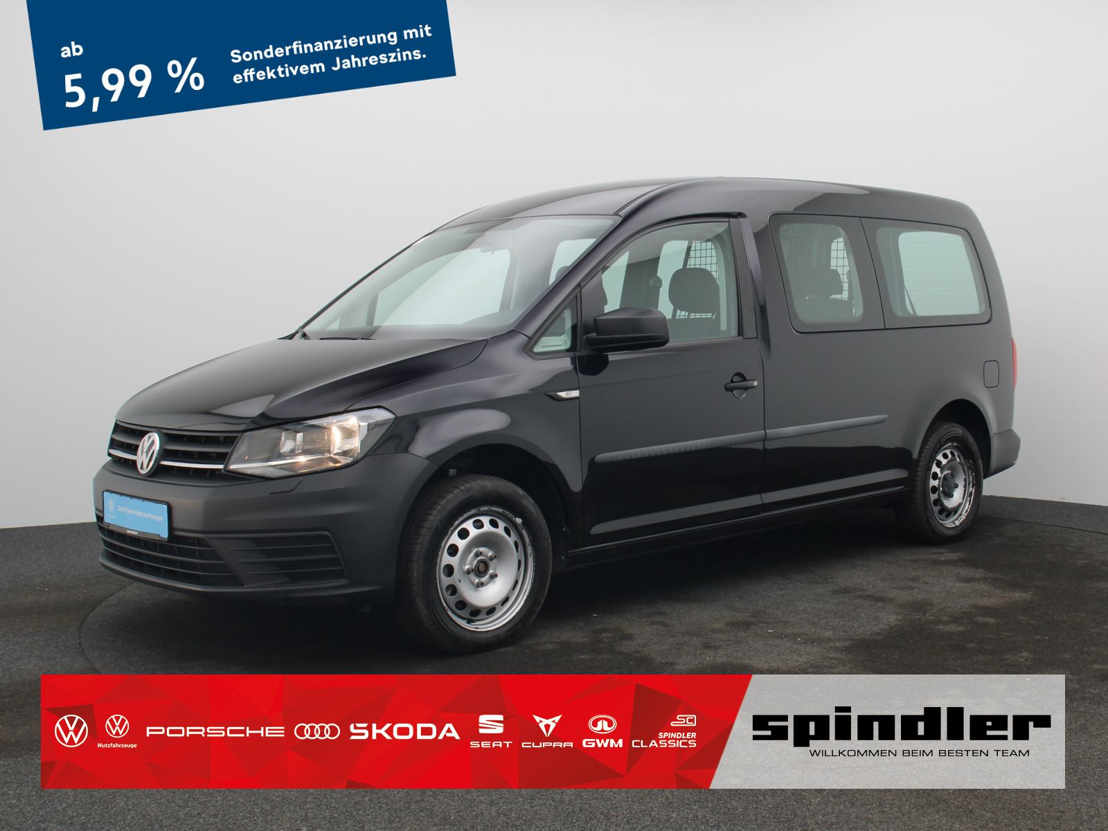 Volkswagen Caddy Maxi Kombi/ 5-Sitzer, Navi, Bluetooth, SHZ