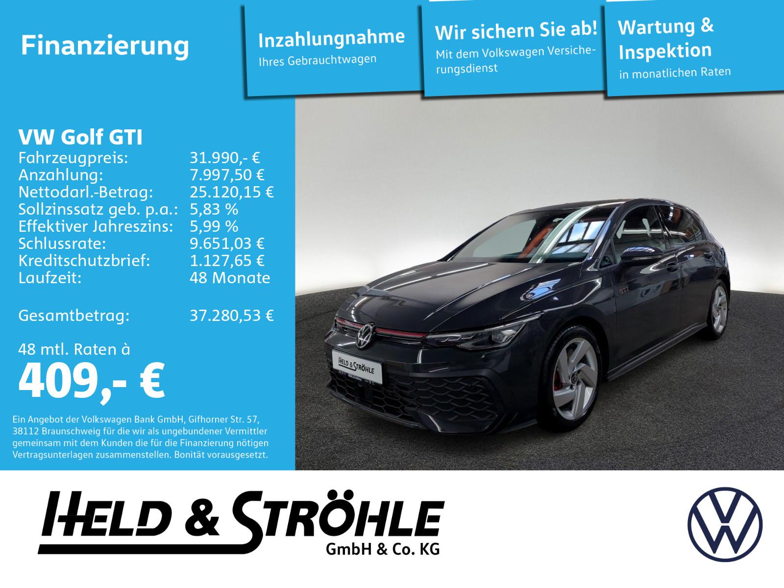 Volkswagen Golf GTI 2.0 TSI DSG LED+ KAM PDC SHZ APP DAB+