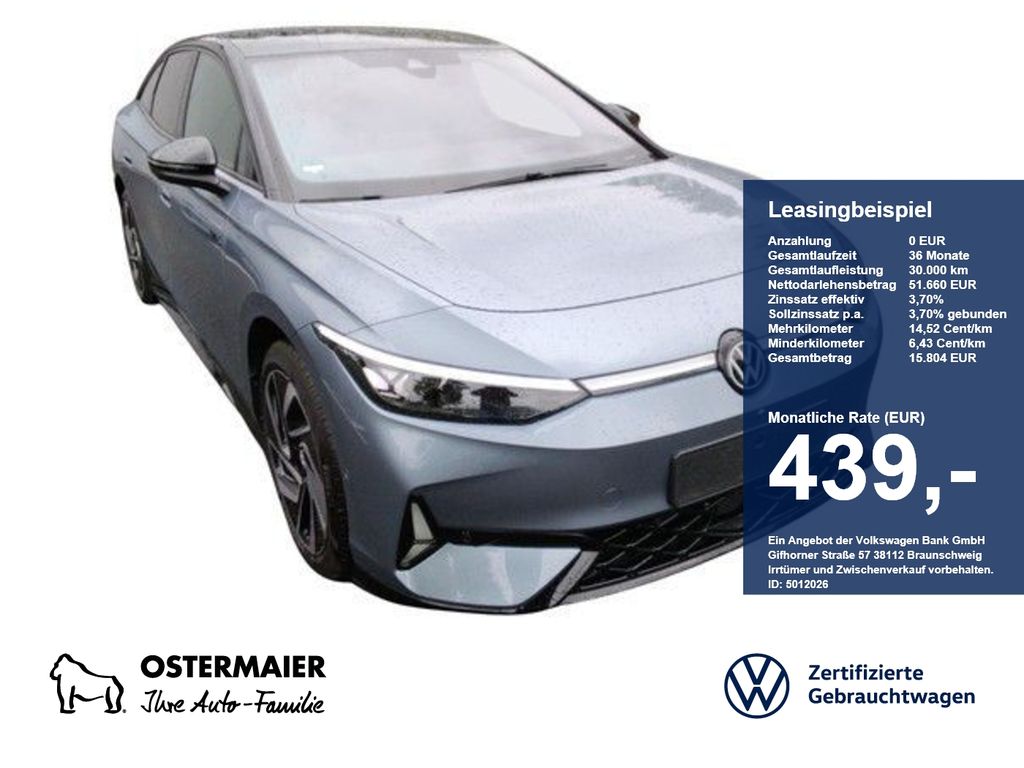 Volkswagen ID.7 GTX 340PS NP.81T 340PS PANO.HEAD-UP.AREA-V.