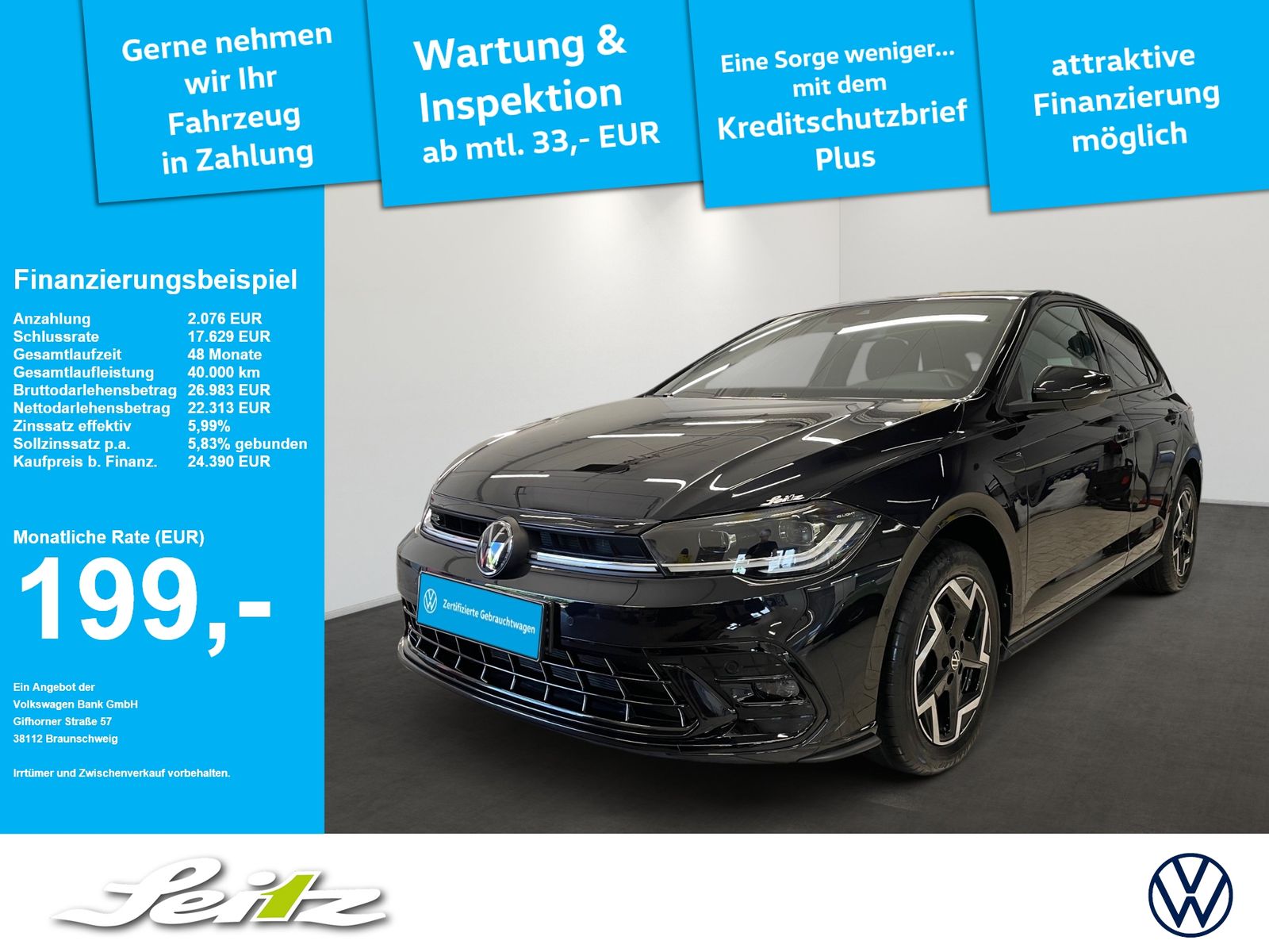 Volkswagen Polo VI 1.0 TSI R-Line MATRIX KAMERA NAVI foto 1