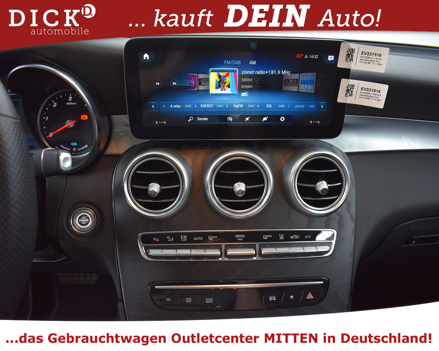 MERCEDES-BENZ GLC 300de 4M 2X AMG Line NIGHT+LED+STDHZ+KAM+AHK - Image 19