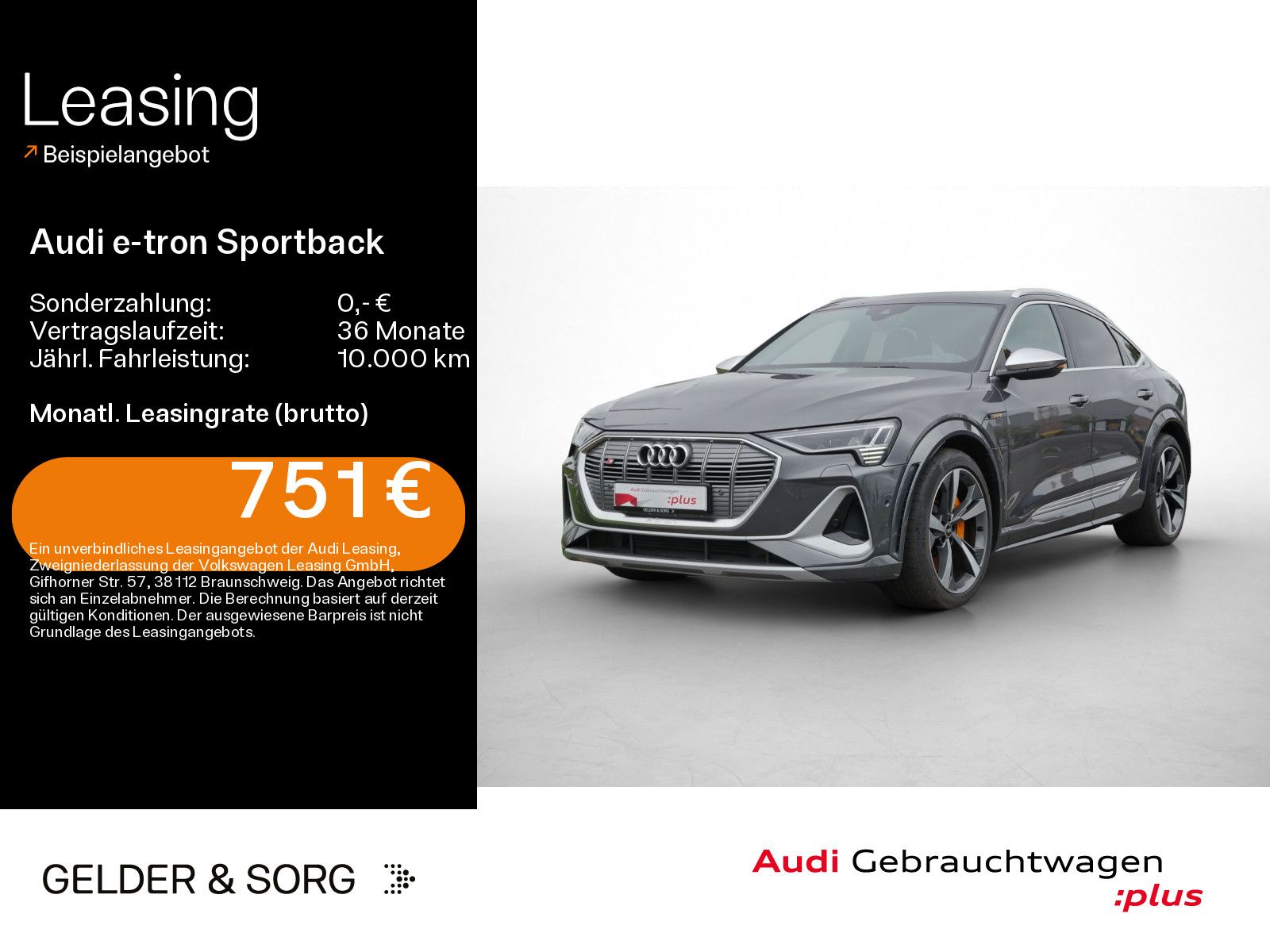 Audi e-tron Sportback S quattro 356km/WLTP*Nacht*B&O
