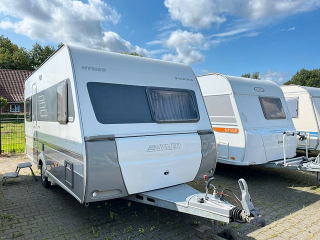 HYMER / ERIBA / HYMERCAR SPORTING 465- Rundsitz/ Franz.Bett/Mover