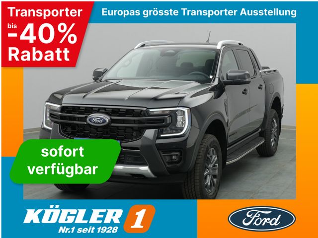 Ford Ranger DoKa Wildtrak 205PS Aut./AHK/PDC -26%*