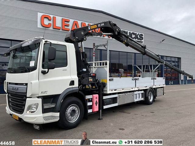 DAF FA CF 290 Euro 6 Hiab 24 Tonmeter laadkraan