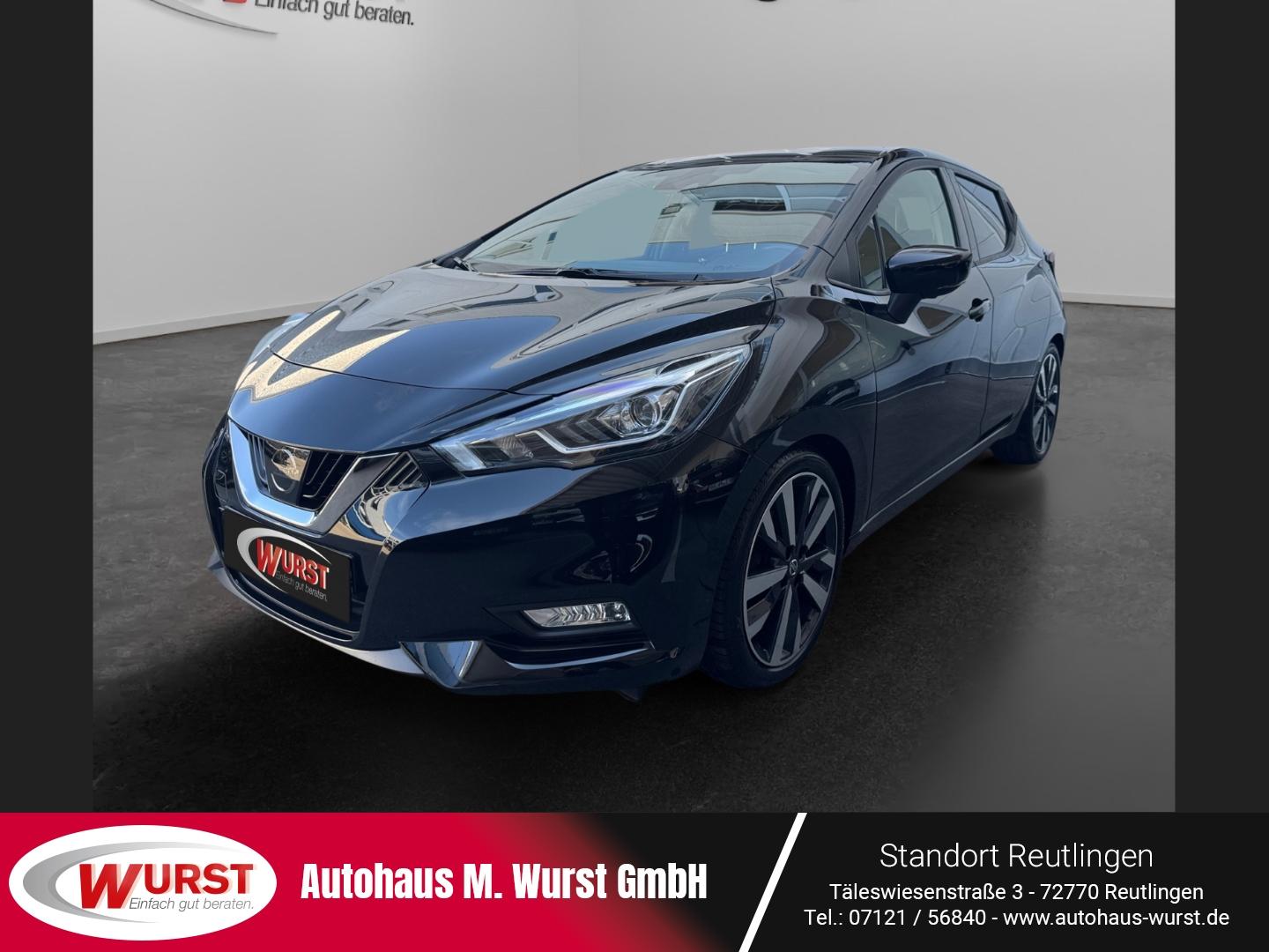 Nissan Micra Tekna AVM LED BOSE Sitzheizung Tempomat Re