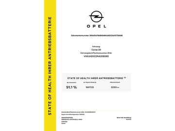 Opel Corsa F e Basis Verkehrsschilder-Assistent PDC