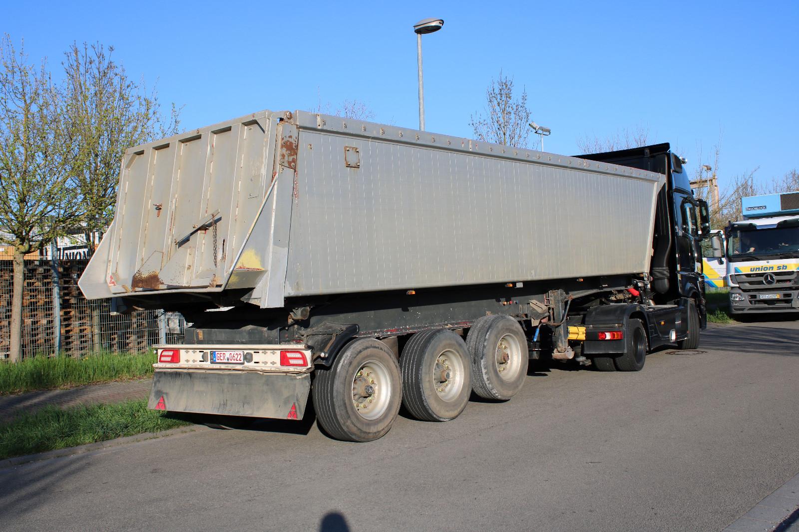 Frühauf DA87F3 Ackermann Kipper 40m3 BPW Lift Alcoa