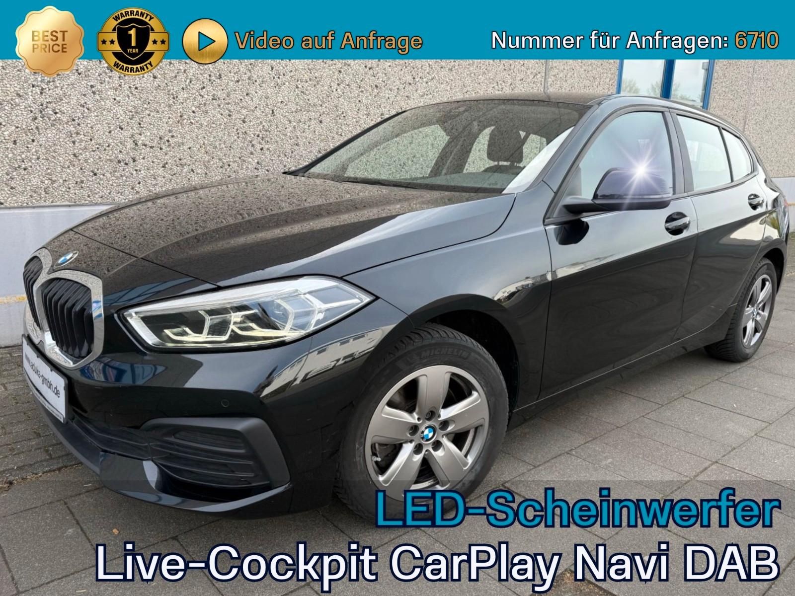 BMW 116d Advantage LED Navi LiveCockpit CarPlay PDC