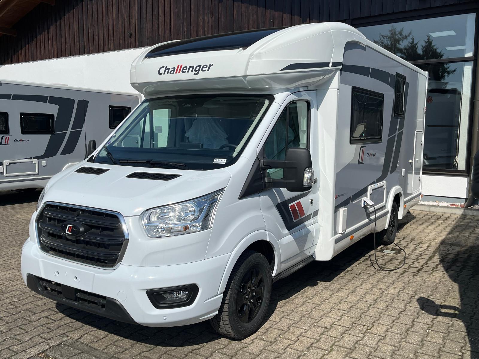 Challenger 240 Graphite Solar Markise Arctic Lithium