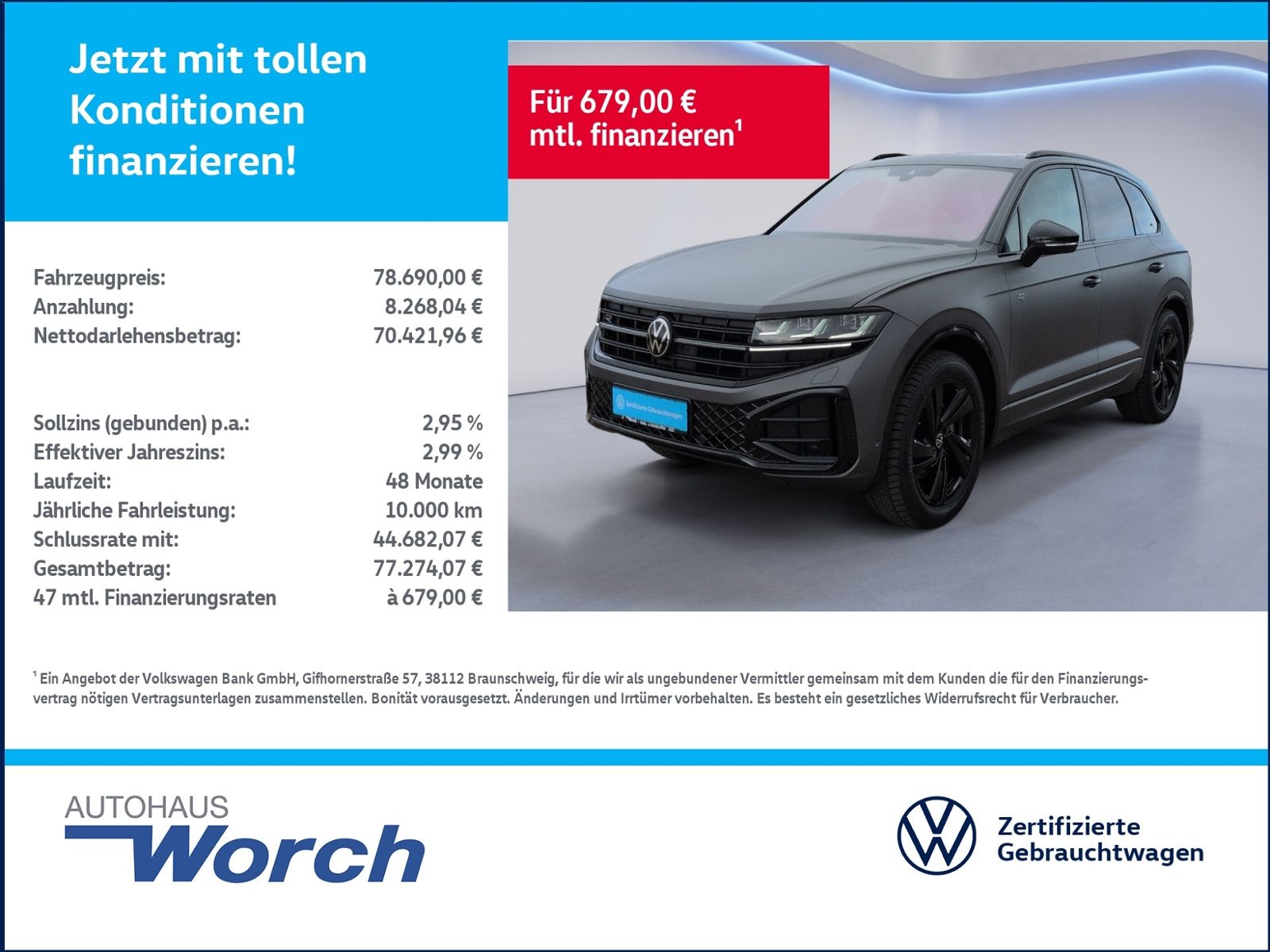 Touareg 3.0 TDI 4M R-LINE BLACK STYLE AHK+PANO