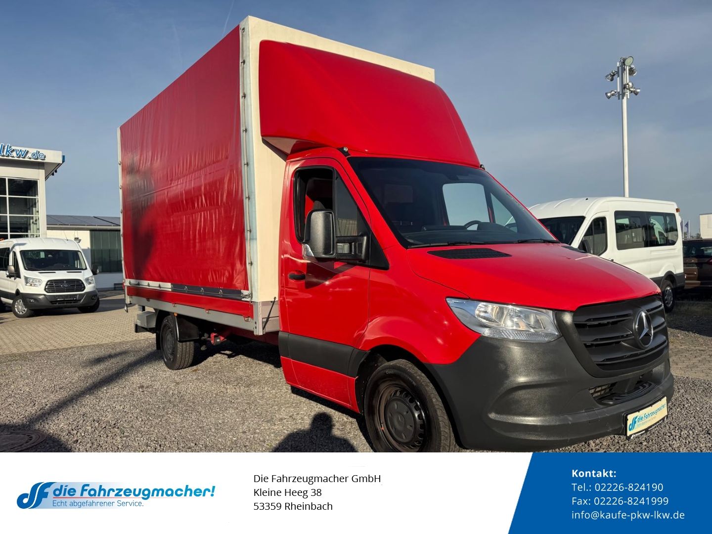 Fahrzeugabbildung Mercedes-Benz Sprinter 317 CDI L3 Pritsche Plane Navi Apple Ca