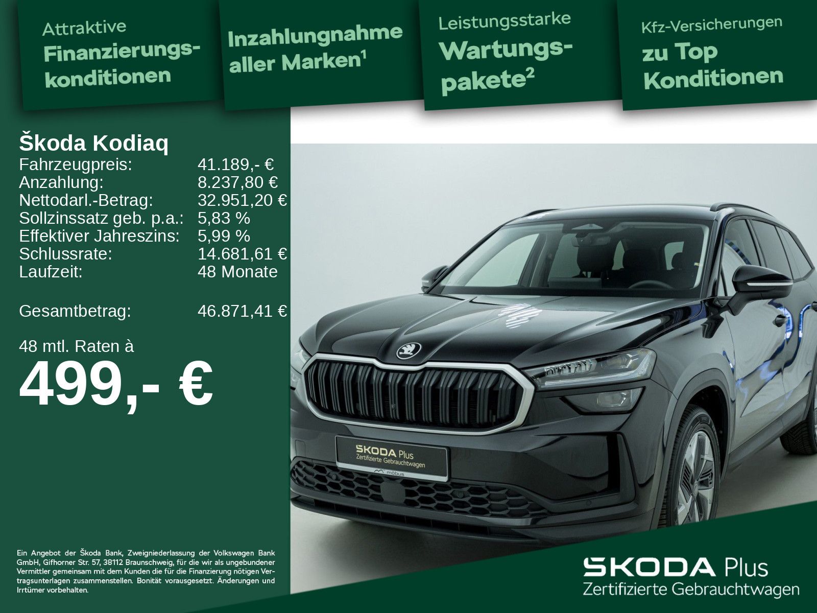 Skoda Kodiaq 2.0 TDI Selection 4x4*GJR*AHK*ACC*VC*APP* imagem 2