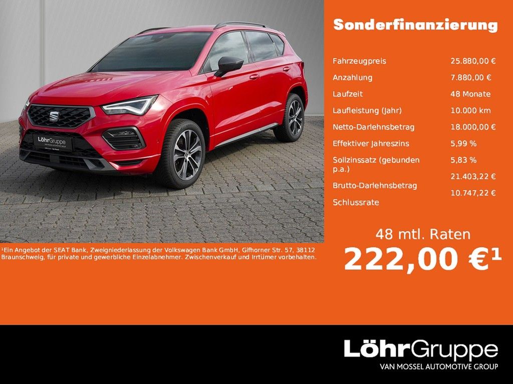 Seat Ateca 2.0 TDI DSG FR /Navi+/LED/AHK/RFK/Standhzg